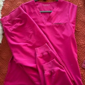 High Waisted Mandala Scrubs